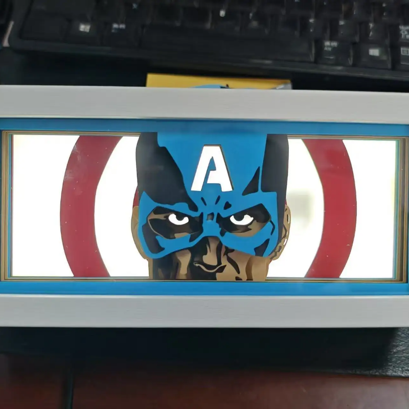 Captain America Night Lights Popular LED LightBox