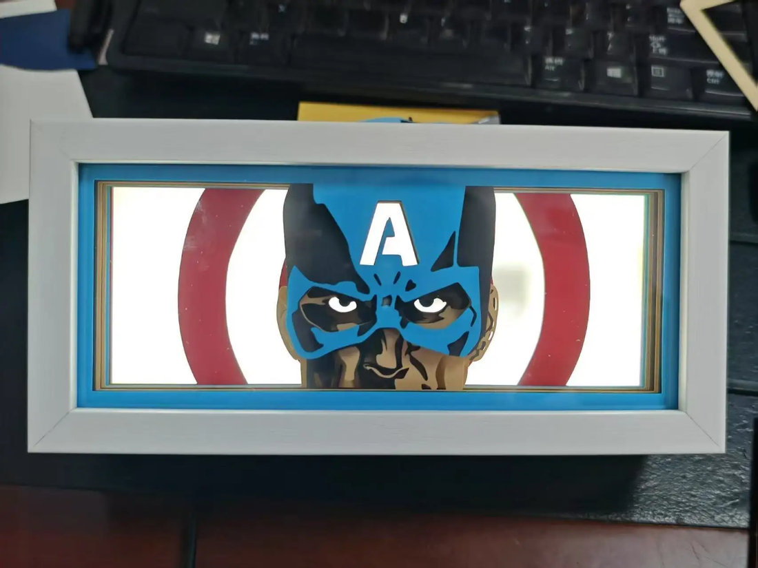 Captain America Night Lights Popular LED LightBox