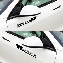 Fender Brand Logo Reflective Car Sticker 2 Pcs Set
