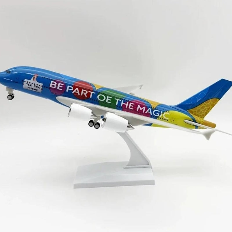 Dubai Expo A380 Aeroplane Diecast Model 30 CM