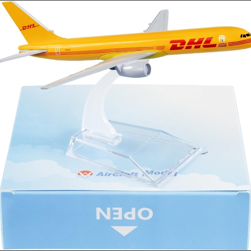 DHL B757 Aeroplane Diecast Model 16 CM