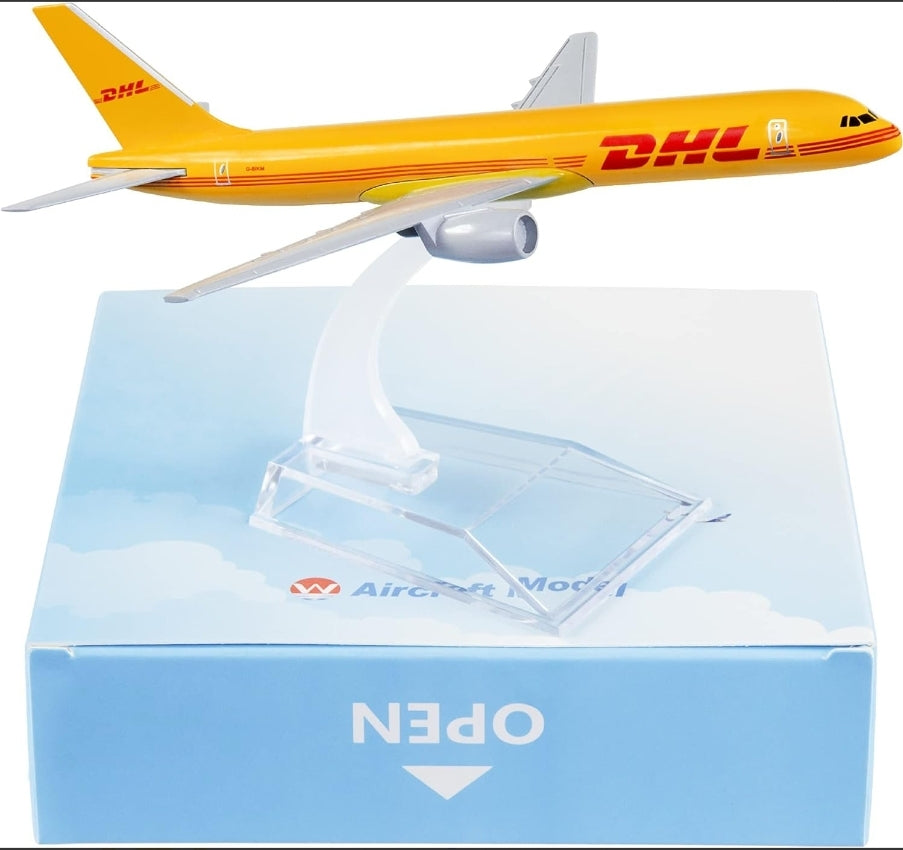 DHL B757 Aeroplane Diecast Model 16 CM
