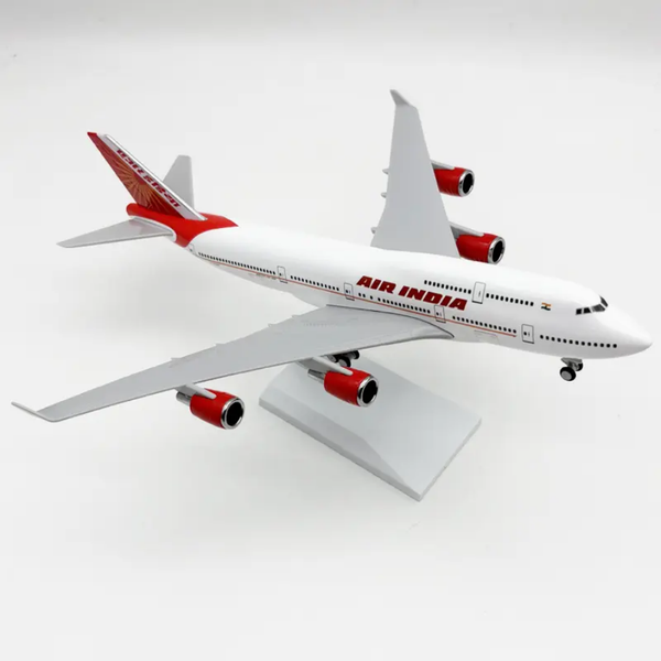 Air India B747 Aeroplane Diecast Model 30 CM