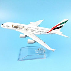 Emirates A380 Aeroplane Diecast Model 16 CM