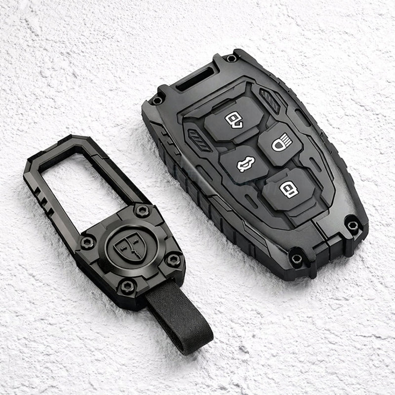 Tata Harrier/Safari/Nexon 4 Button Key Transformer Exclusive Metal Alloy Keycase 2.0