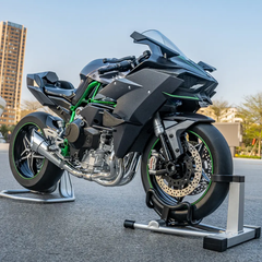 Kawasaki Ninja H2R Smoke Diecast Alloy Model Bike