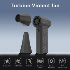 130000 RPM Turbo Jet Brushless Motor Violent Fan 3 Speed Blower