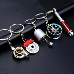 5 Pcs Set Metal Keychains Mix Designs