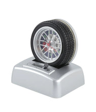 Load image into Gallery viewer, Non Ticking Tyre Shape Metal Alarm Clock