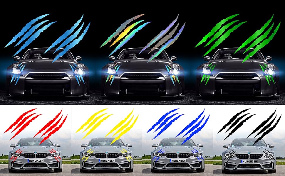 Monster Reflective Sticker