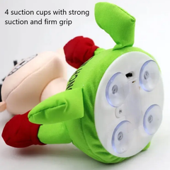 Funny Stress Relief Toys Punch Me Plush Figure Toys Anti-Stress Electric Creative Strike Screaming Doll