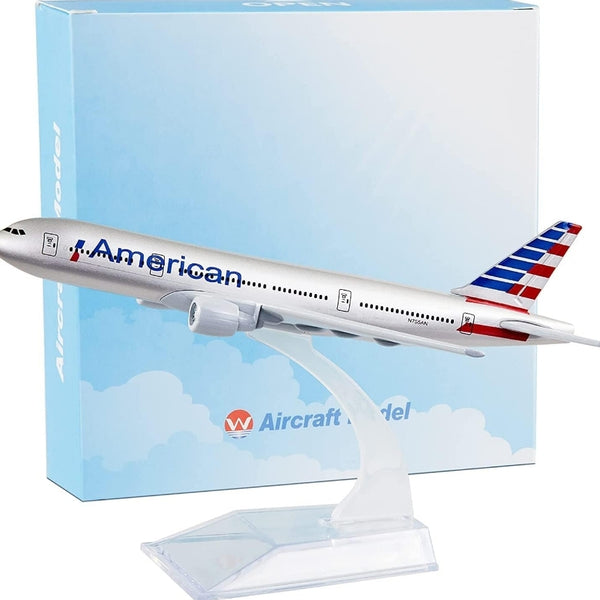 American B777 Aeroplane Diecast Model 16 CM