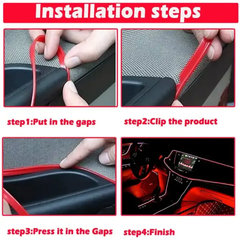 5M Ambient Light Car Interior Flexible Strip