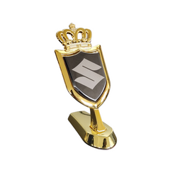 3D Bonnet Car Logo Gold