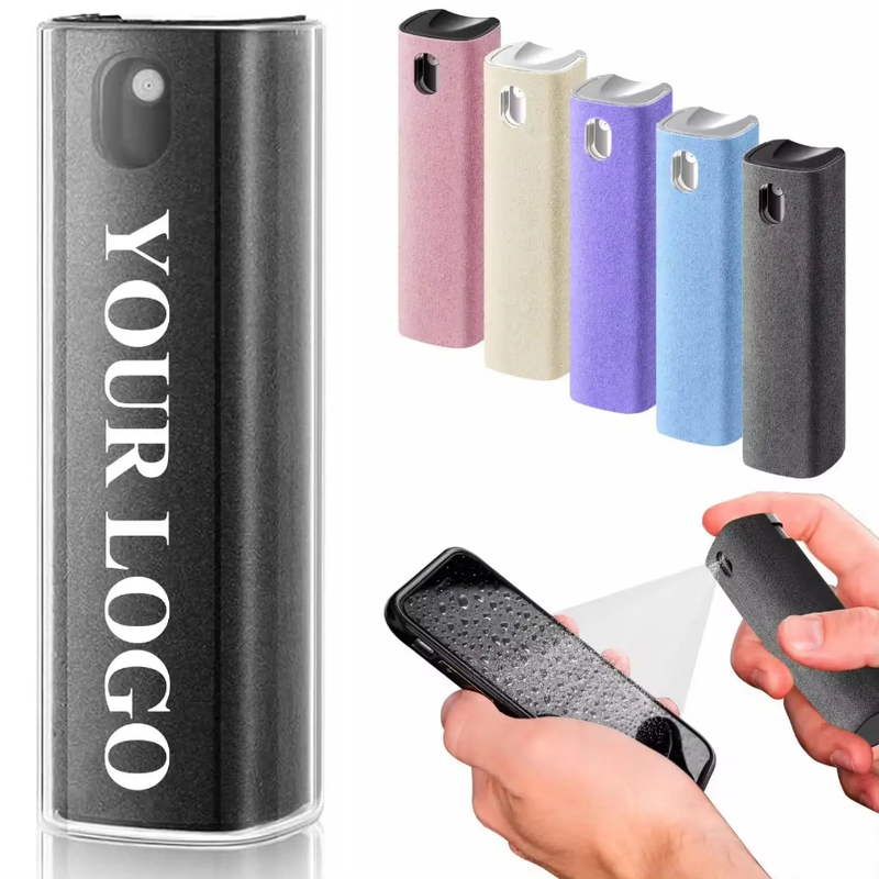 Portable Screen Cleaner 2in1 Spray & Microfiber 2 Pcs Set