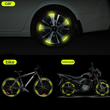 Tyre Rim Reflective Sticker
