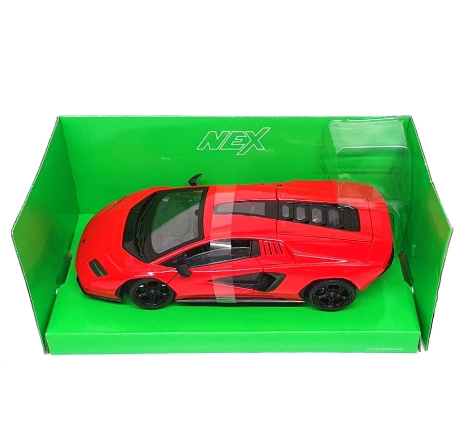 Lamborghini Countach Red Licensed Welly 1:24 Diecast Scale Model