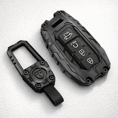 Hyundai Creta/Alcazar/i20/Venue/Aura 4 Button Key Transformer Exclusive Metal Alloy Keycase 2.0