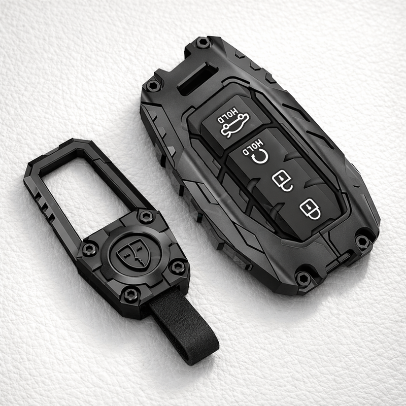Hyundai Creta/Alcazar/i20/Venue/Aura 4 Button Key Transformer Exclusive Metal Alloy Keycase 2.0