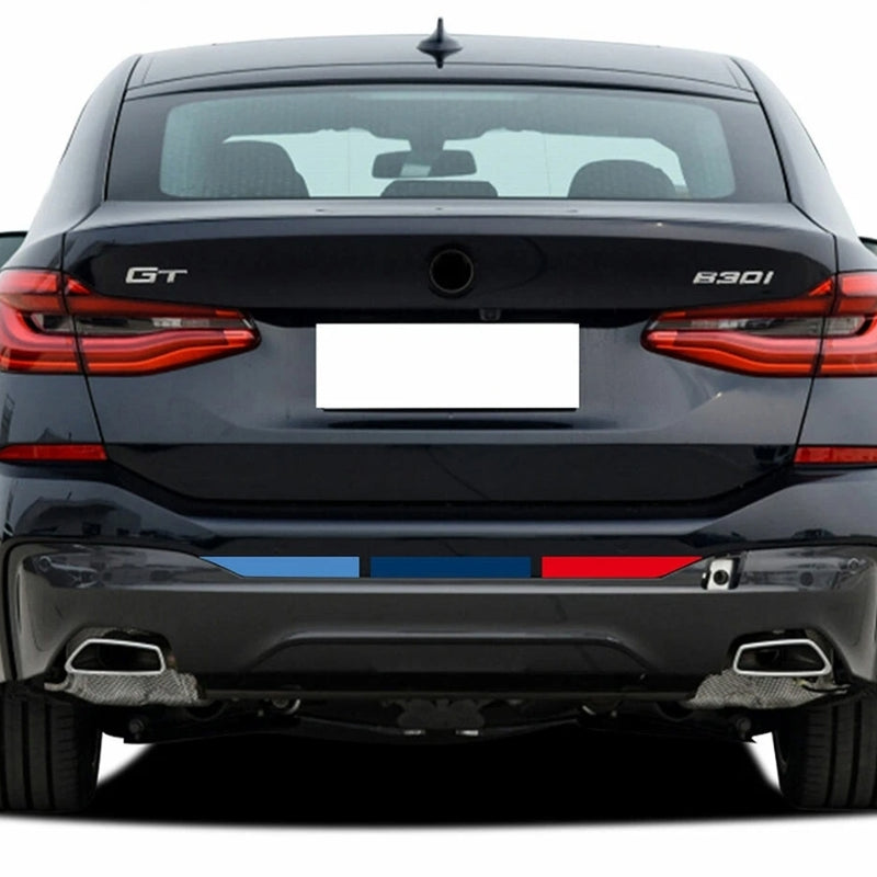 M Performance Tri Color Bumper Stripes Sticker