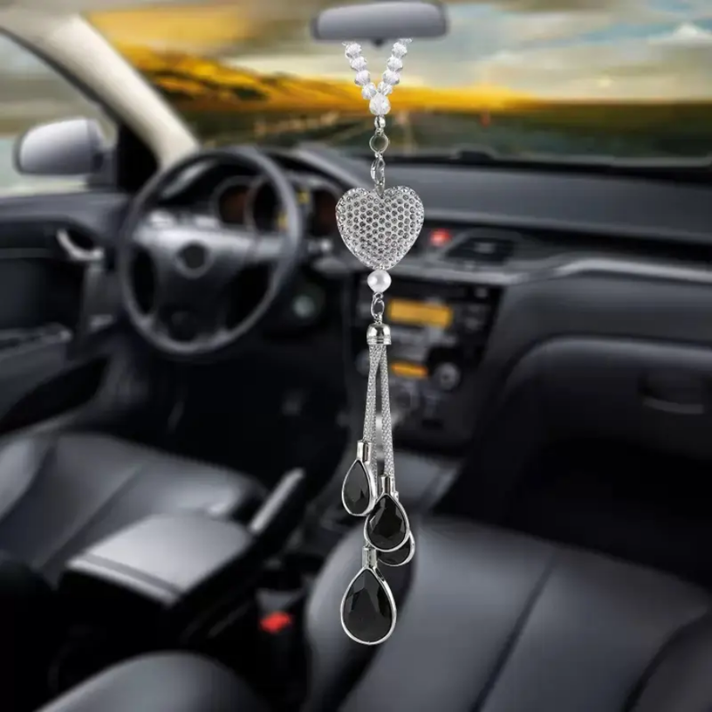 Luxury Diamond Bling Heart Hanging