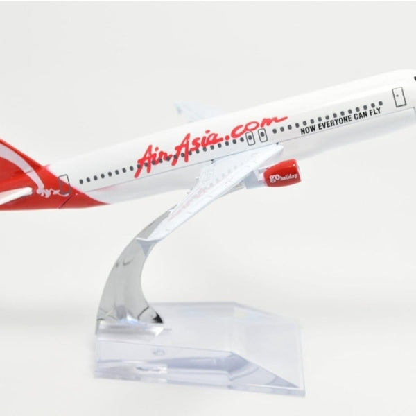 Air Asia White A320 Aeroplane Diecast Model 16 CM