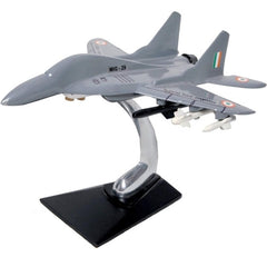 MIG 29 Aircraft Aluminium Coated Diecast Model 8 Inches