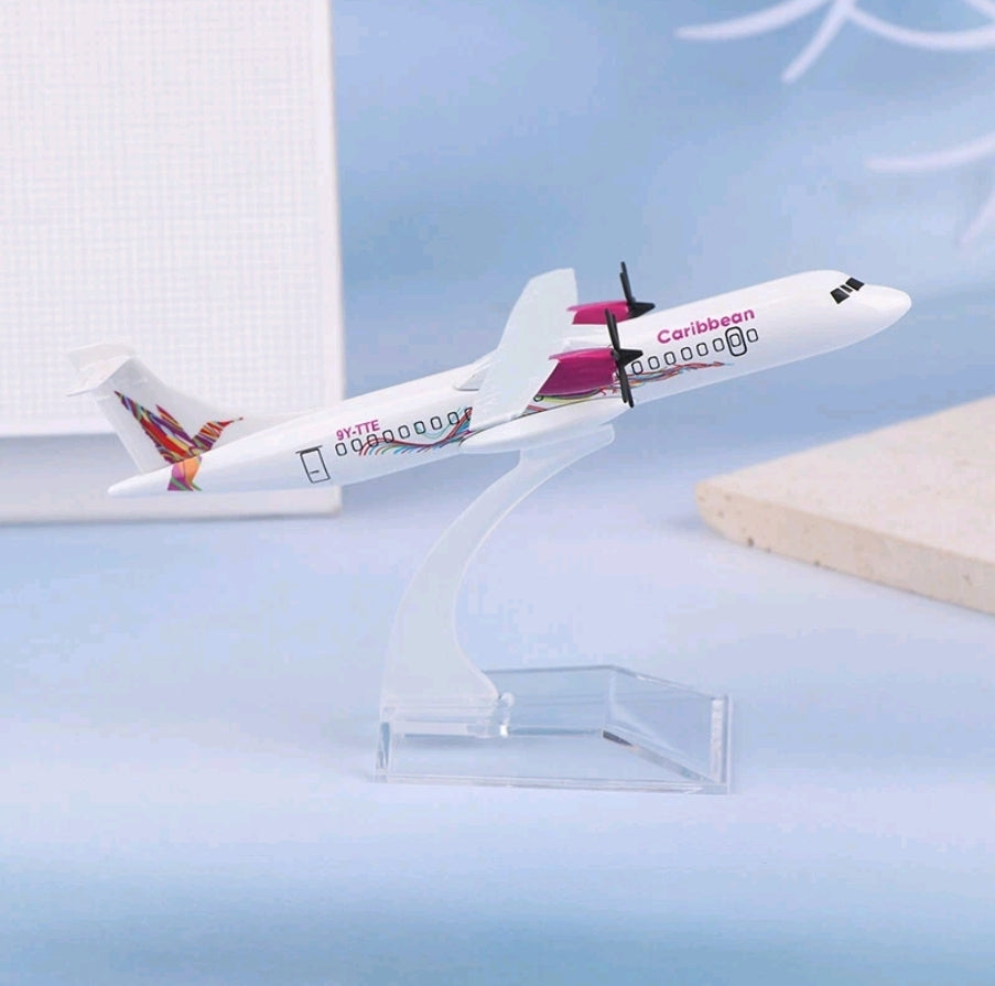 Caribbean ATR Aeroplane Diecast Model 16 CM