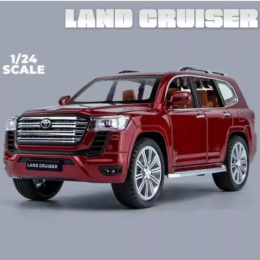 Toyota Land Cruiser GR Metal Diecast Car 1:24