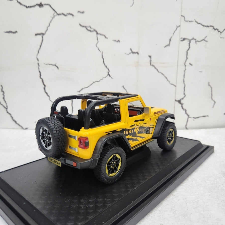 Jeep Wrangler Rubicon Metal Diecast Car 1:24 (20x8 cm)