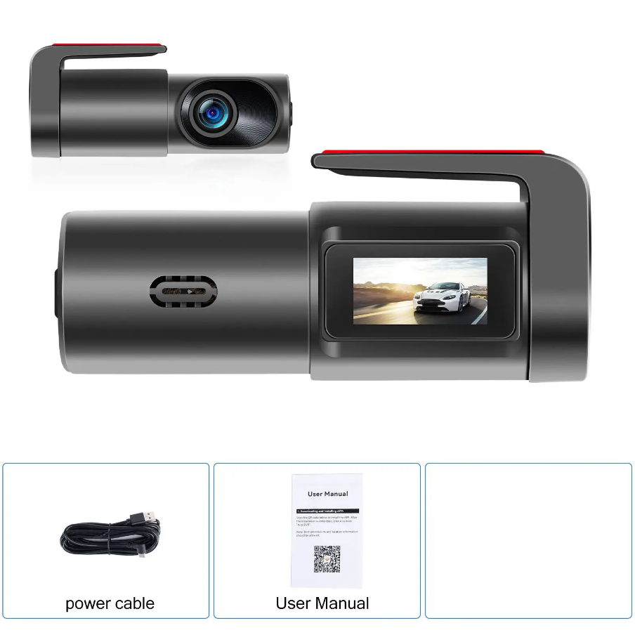 1080P Car Dash Camera Video DVR Recorder Night Vision Dual Cam