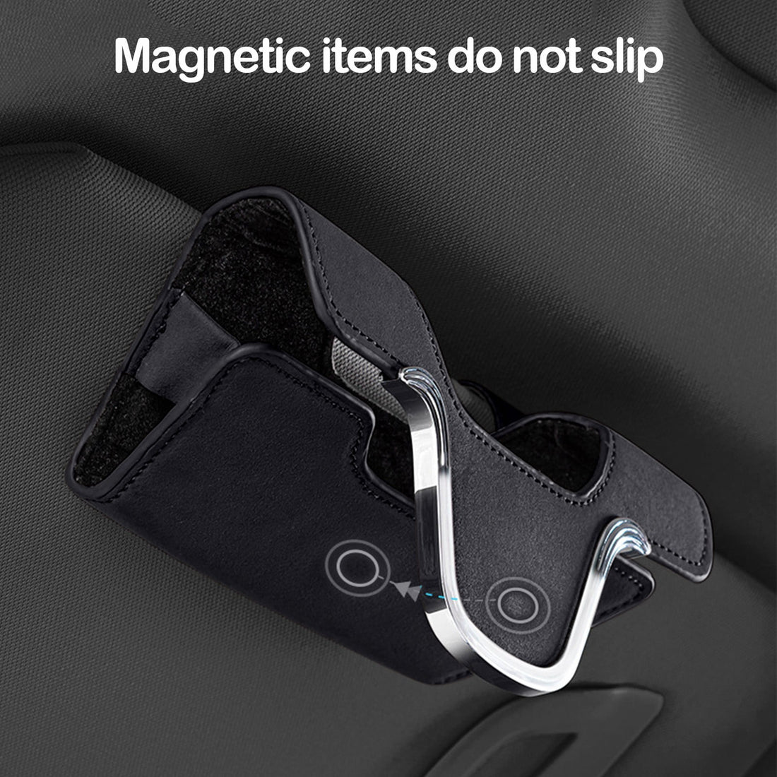 Sun Visor Glasses Holder with Logo