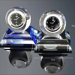 Crystal Ball Clock Car Perfume Heavy