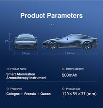 Load image into Gallery viewer, Smart Diffuser Car Shape Metal Alloy Perfume Aromatherapy