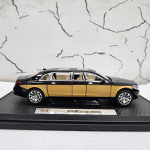 Load image into Gallery viewer, Mercedes Maybach S680 Limo Black Metal Diecast Car 1:24 (20x8 cm)