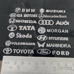 Logo Sticker Labels 10 Pcs Set