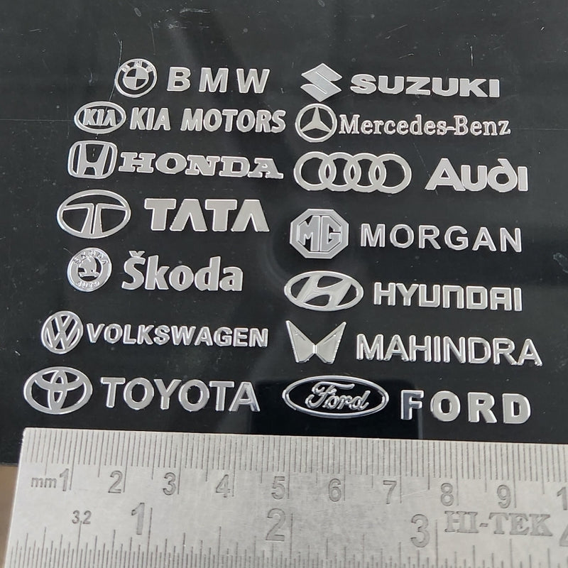Logo Sticker Labels 10 Pcs Set