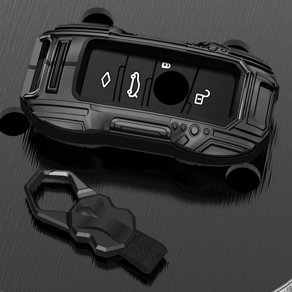 BMW New Key Premium Batman Metal Alloy Keycase with Holder & Rope Chain