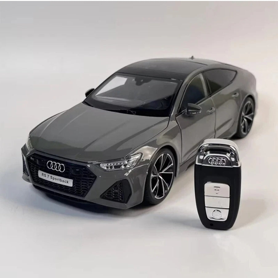 Black Audi RS7 Diecast Car with Remote - Kaarr