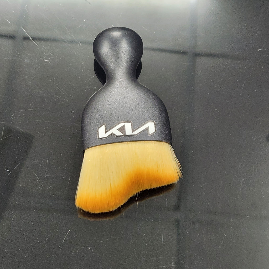 Car Interior Detailing, Cleaning Soft Brush, Curved Design Dust Collectors with Cover and Logo