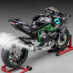Kawasaki Ninja H2R Smoke Diecast Alloy Model Bike