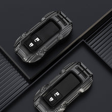 Load image into Gallery viewer, Suzuki 2 Button Key (Baleno, Brezza, S Cross, Swift, Ignis) Premium Batman Metal Alloy Keycase with Holder &amp; Rope Chain