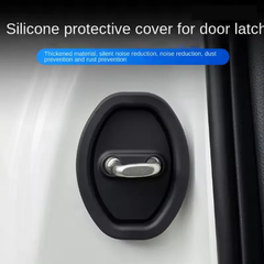 Car Door Lock Shock Absorber Protective Cover 4 Pcs Set