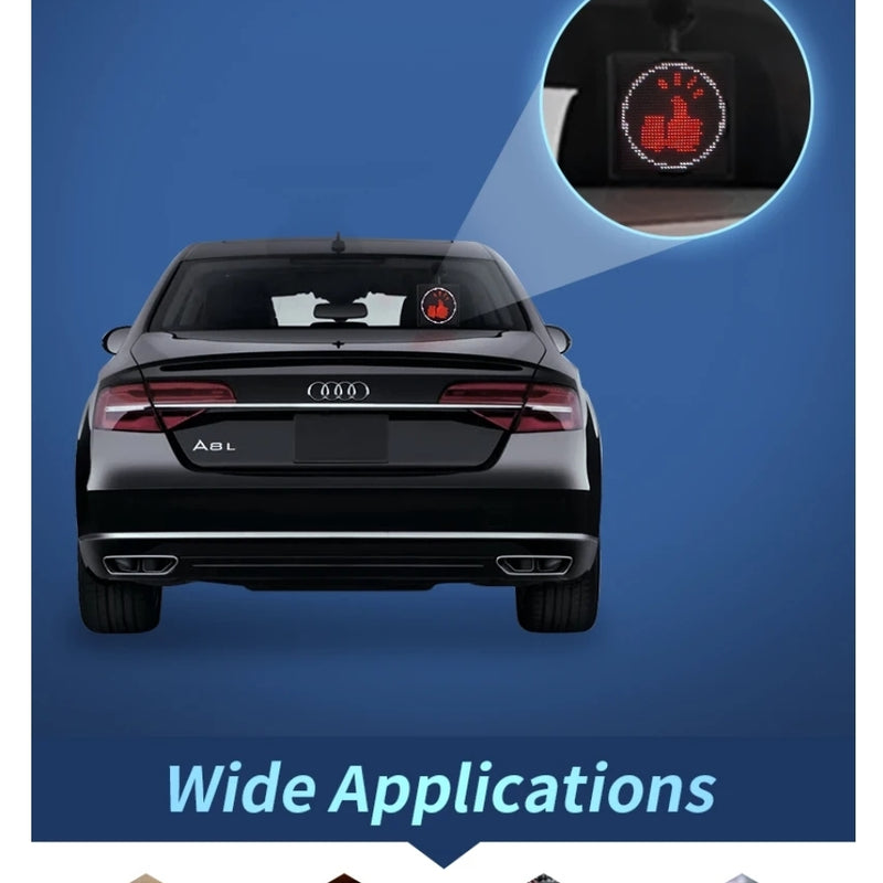 Car Portable Screen App Control LED Panel
