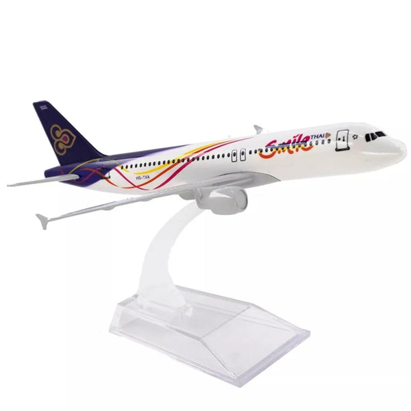 Thai Smile A320 Aeroplane Diecast Model 16 CM