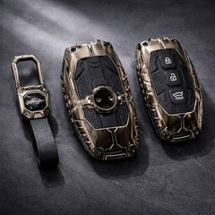 Hyundai 3 Button Key Creta/i20/Venue/Aura Transformer Exclusive Metal Alloy Keycase 2.0