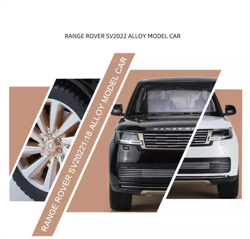 Range Rover Autobiography SV New Metal Diecast Car 1:18 (28x11 cm)