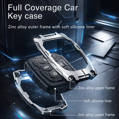 Tata Harrier/Safari/Nexon 4 Button Key Transformer Exclusive Metal Alloy Keycase 2.0