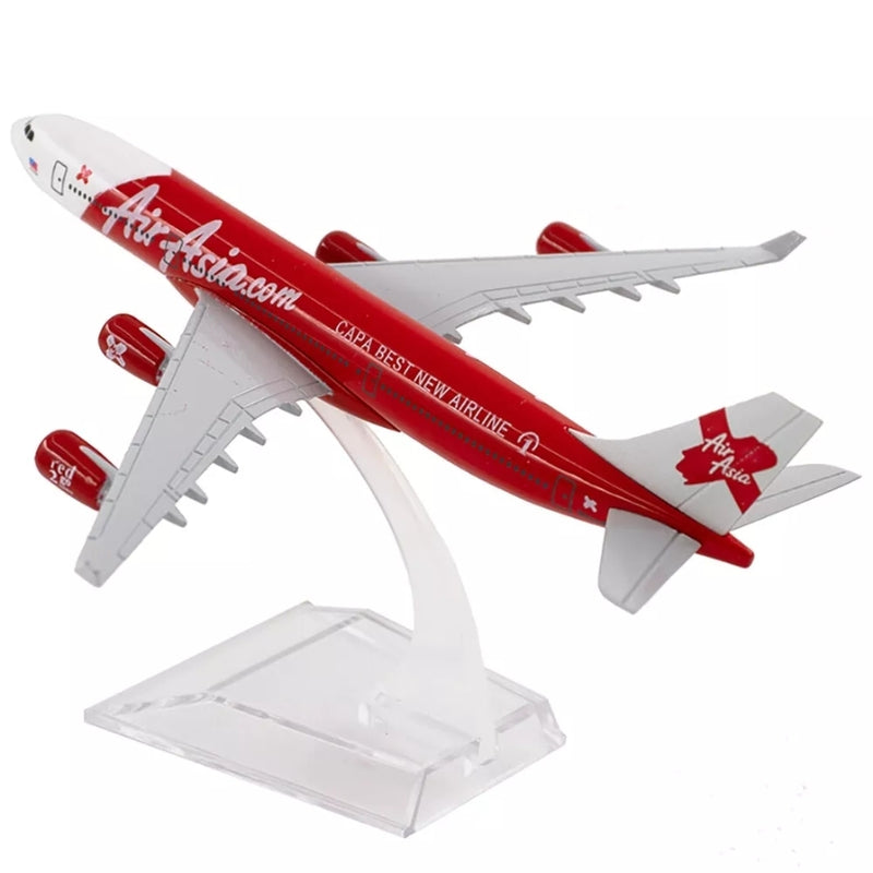 Air Asia A340 Aeroplane Diecast Model 16 CM