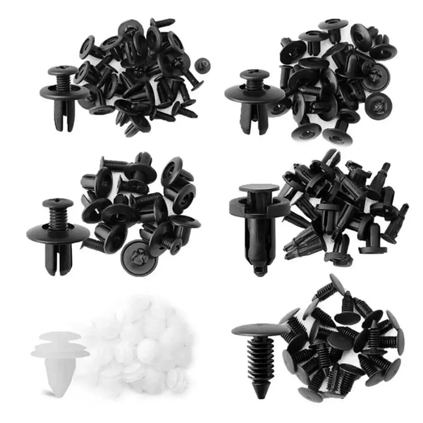 Car Retainer Clips Fastener Screws 50 Pcs Set